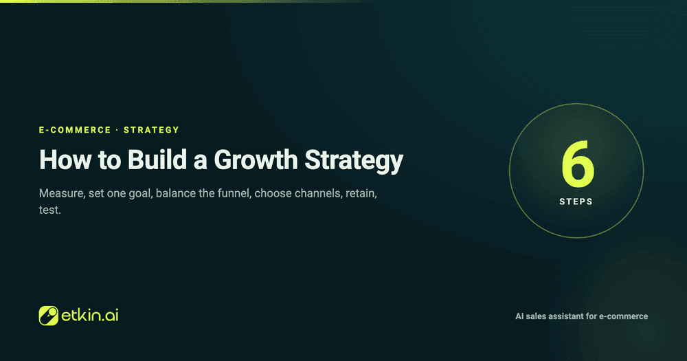 How to Build an E-Commerce Growth Strategy: A Step-by-Step Guide
